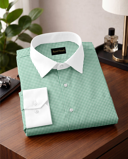 Royal French Mint Green Classic Shirt